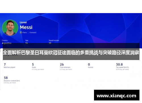 全面解析巴黎圣日耳曼欧冠征途面临的多重挑战与突破路径深度洞察